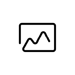 A line drawing of an image